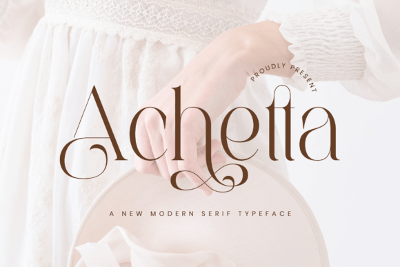 Achetta: A Stylish Serif Typeface for Editorial Design