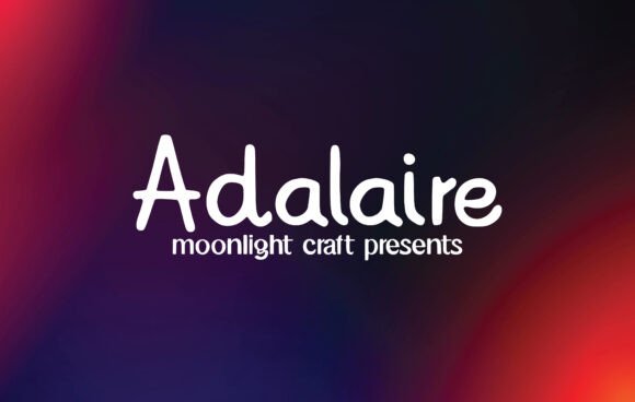 Adalaire: The Perfect Handwritten Font for Crafters