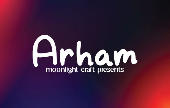 Arham: A Handwritten Font for Authentic Branding