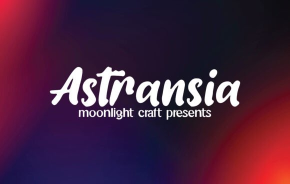 Astransia: A Handwritten Font for Modern Branding