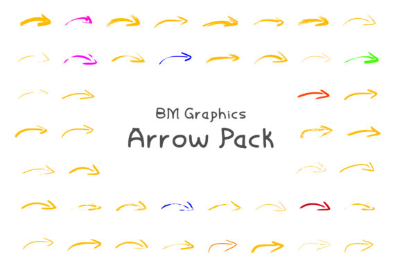 BM Graphics - Arrows: The Ultimate Arrow Font for Marketers