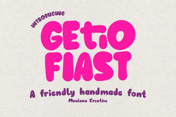 Getio Fiast: A Handwritten Font for Clear Campaigns