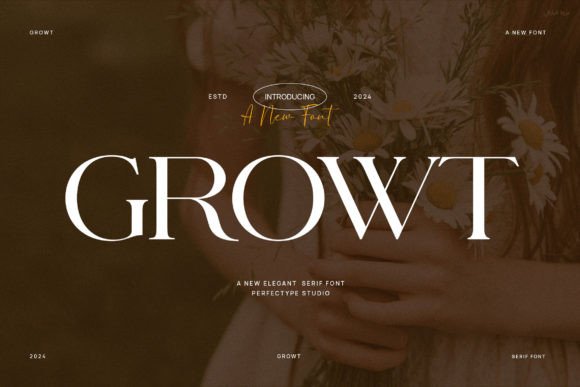 Growt: The Serif Typeface for Scroll-Stopping Design