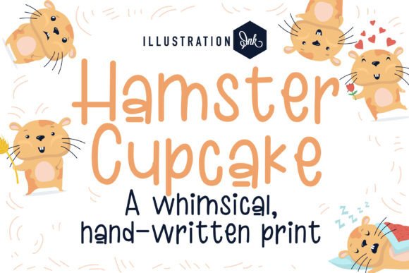 Hamster Cupcake: A Playful Font for Small Business Branding