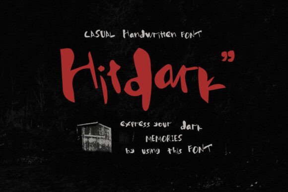 Hitdark Font: A Handwritten Typeface for Branding