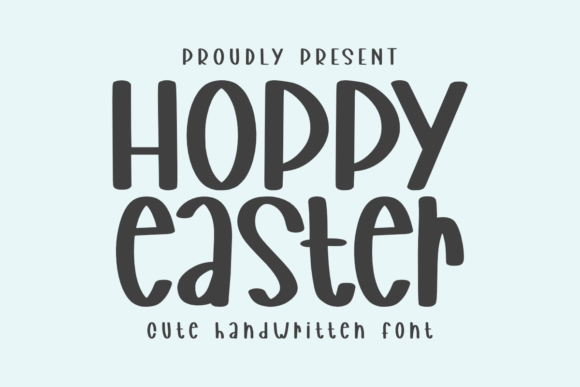 Hoppy Easter Font: A Whimsical Script for Editorial Design