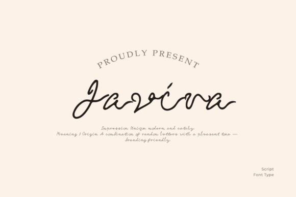 Javira Font Review: Bold Script for Branding