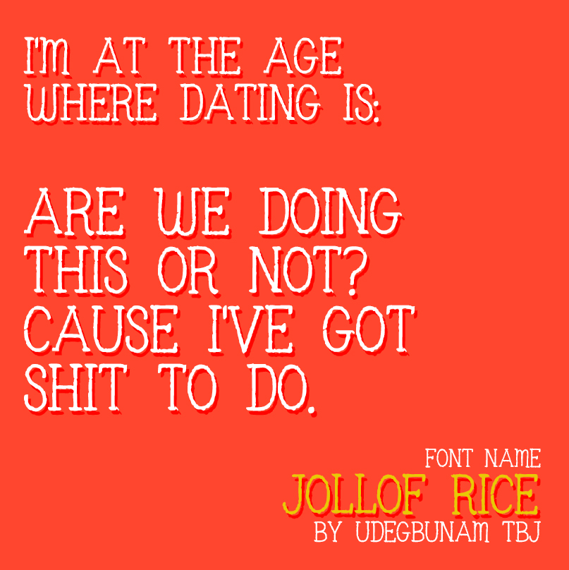 Jollof Rice Font: A Serif for Bold Campaigns