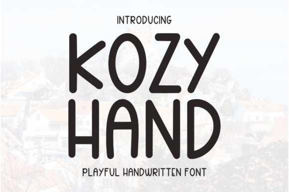 Kozy Hand: A Playful Typeface for Editorial Design