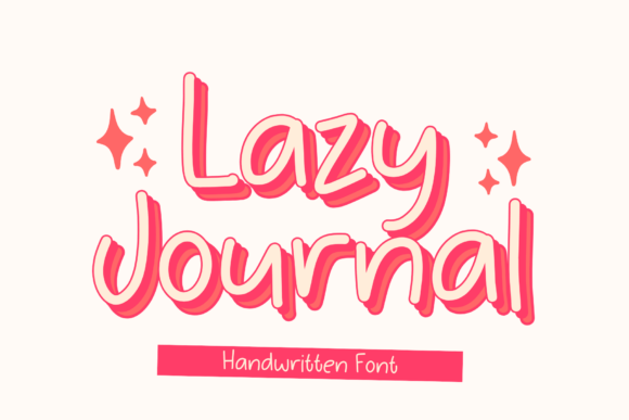 Lazy Journal: A Handwritten Font for Editorial Warmth