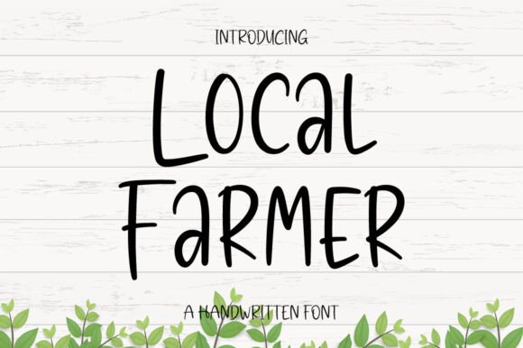 Local Farmer: A Timeless Handwritten Font for Crafters