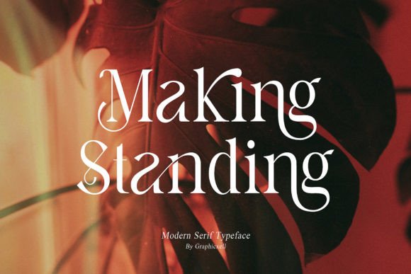 Making Standing: A Serif Font for Digital Elegance