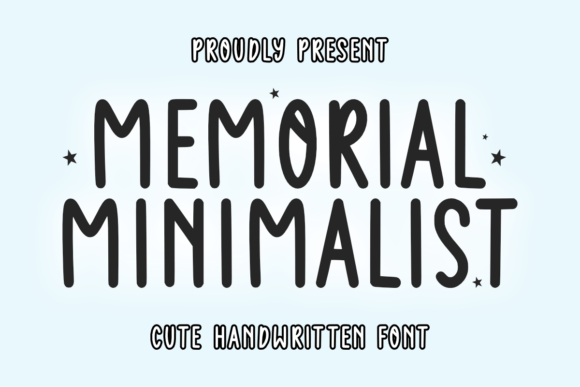 Memorial Minimalist: A Handwritten Typeface for Editorial Calm