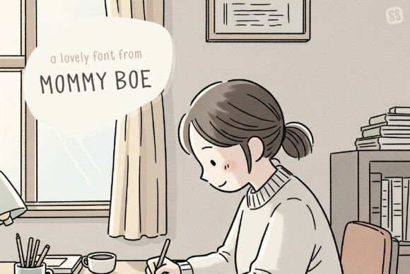Mommy Boe: A Warm Handwritten Font for Authentic Brands