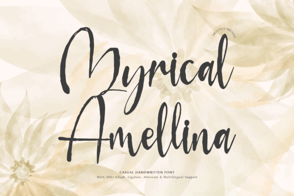 Myrical Amellina: The Handwritten Font That Elevates Brands