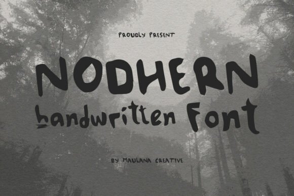 Nodhern: A Bold Script Font for Impact