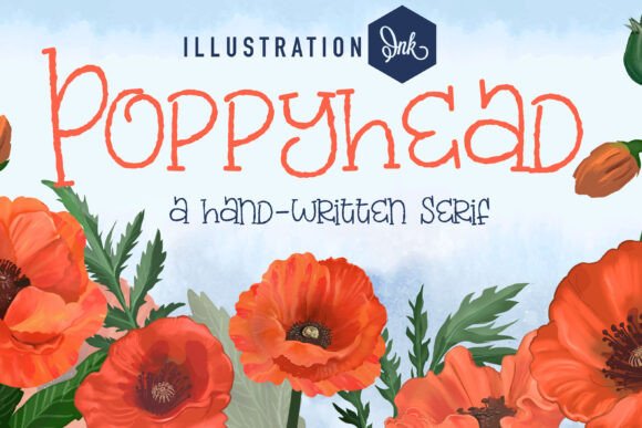 Poppyhead: A Whimsical Handwritten Font for Editorial Charm