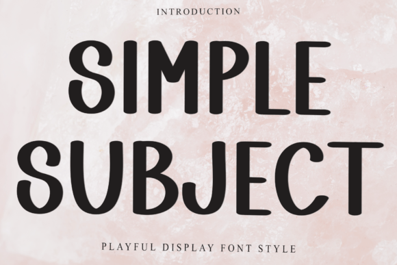 Simple Subject: A Timeless Handwritten Font for Web Design