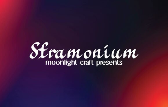 Stramonium: A Handwritten Font for Web Design