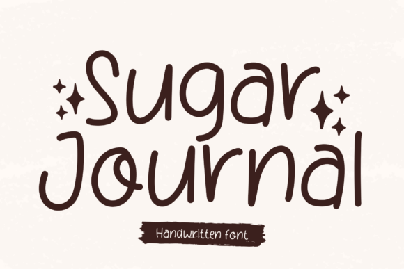 Sugar Journal: A Playful Handwritten Font for Campaigns