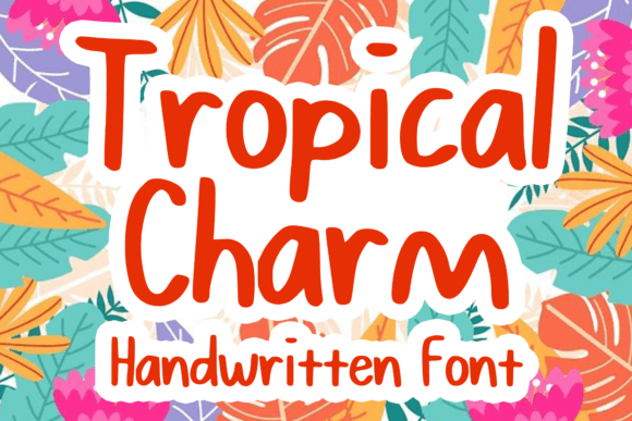 Tropical Charm: A Playful Script Font for Editorial Design